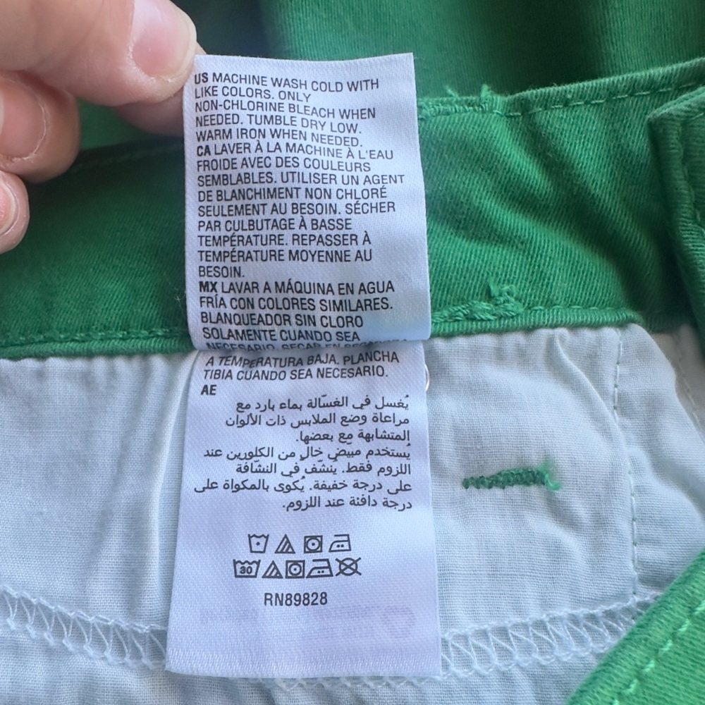 Charter Club NEVER WORN Bright Green Straight Leg Jeans Size 10 - Picture 6 of 6
